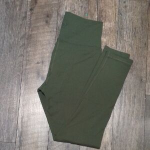 TNA 💚 Green High Waisted Leggings Althetic Pants Yoga Zen Forest Green 💚